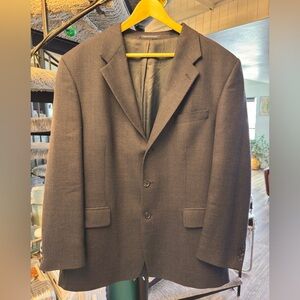 Classic Men's Blue Wool Blazer